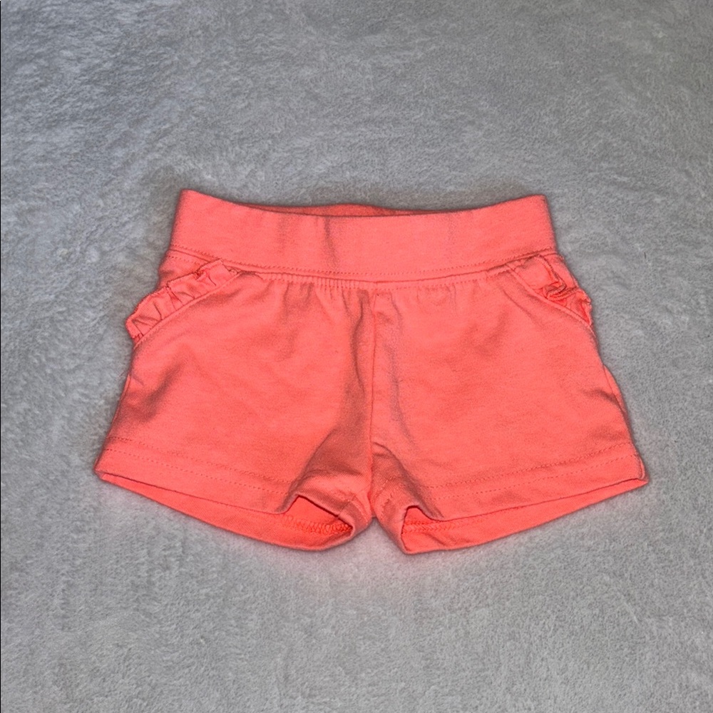 (3 for $10) George Coral Shorts 0-3 months